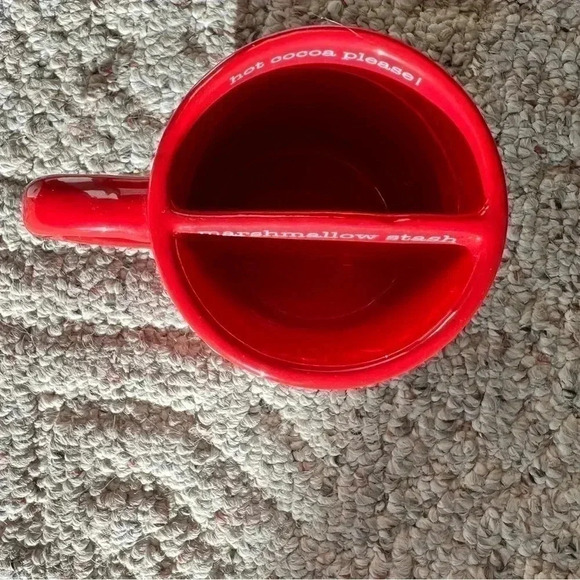 2 MUGS Santa Clause Christmas Marshmallow Hot Coco Mugs 2 Set of Two Mugs Cups - Picture 5 of 11